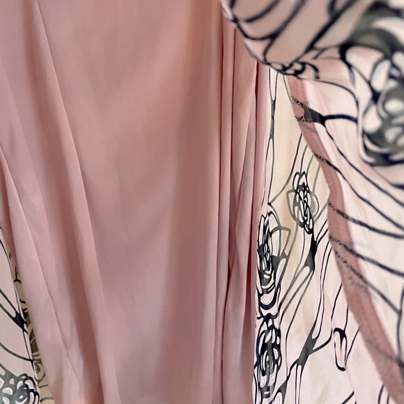 NWT Robbie Bee Sleeveless Dress Blush, Navy & White size 8 - Picture 7 of 10